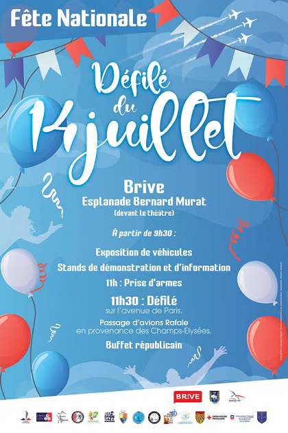 Fête nationale: Défil ... - Crédit: Ville de Brive