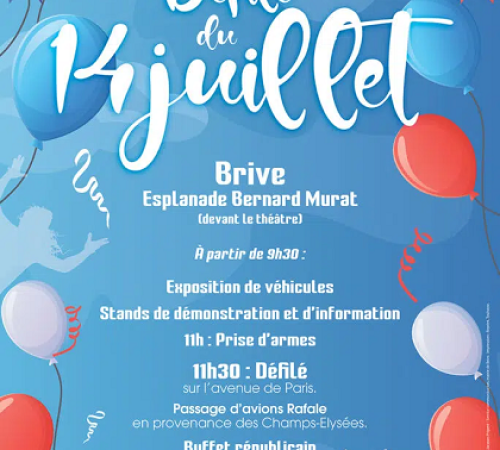 Fête nationale: Défilé à Brive