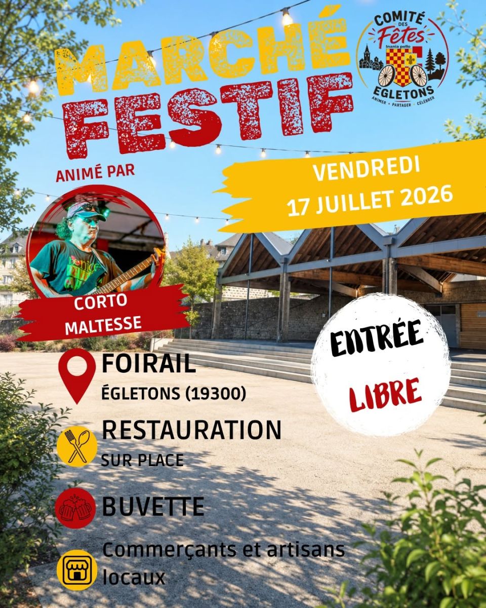 Marché festif - Crédit: cdf egletons