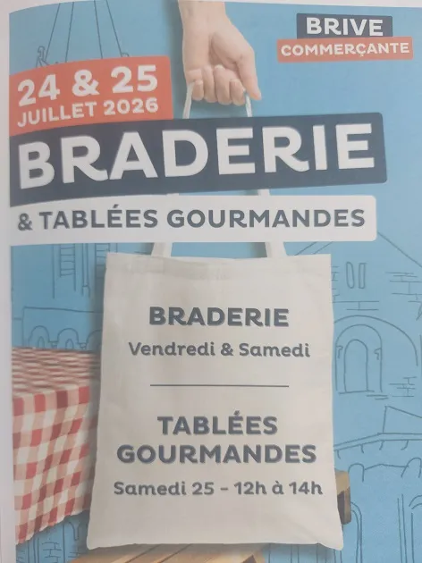 Braderie & tablées go ... - Crédit: Office de commerce Brive