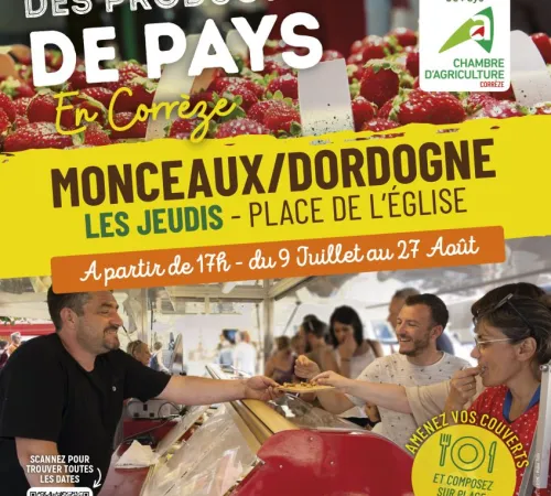 Marché des Producteurs de Pays de Monceaux sur Dordogne