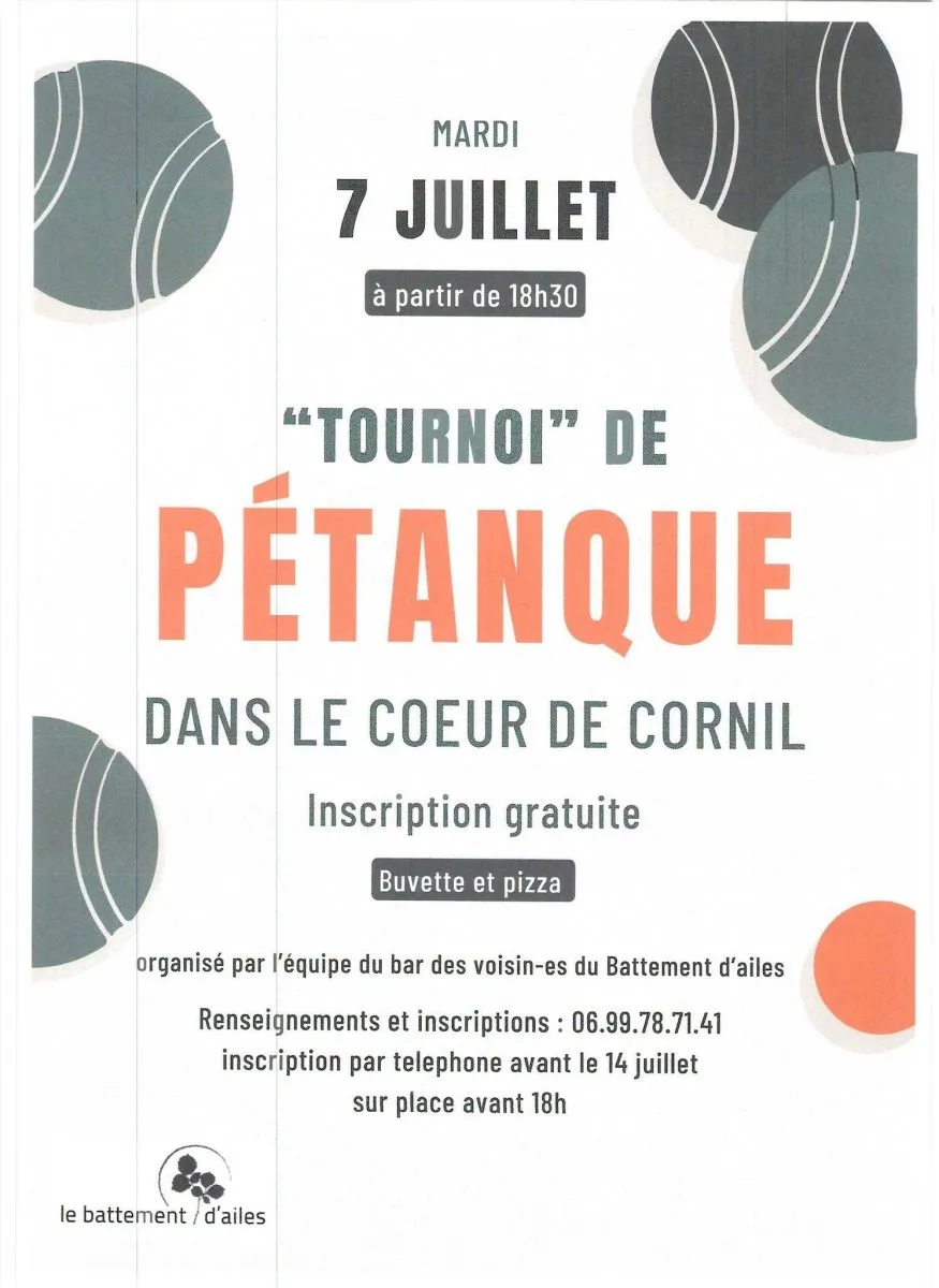 "Tournoi " de pétanque - Crédit: Battement d'ailes