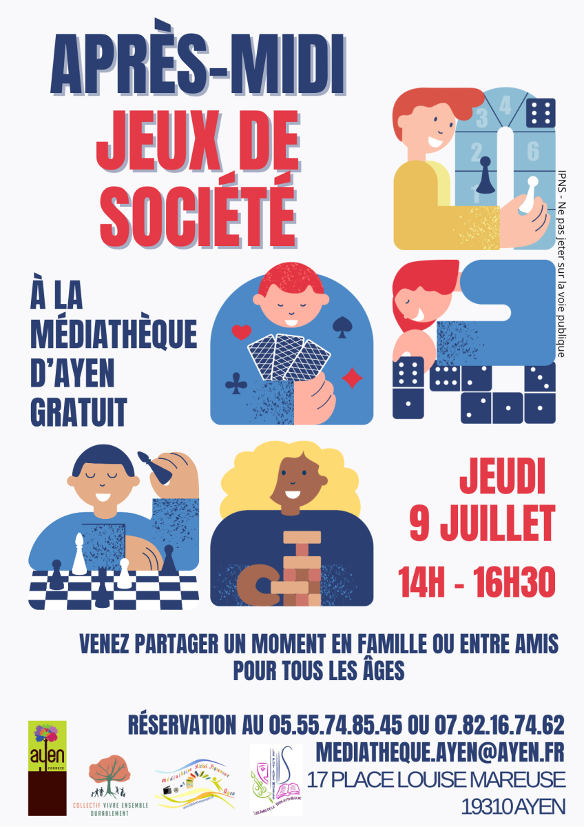 Après-midi jeux de sociétés