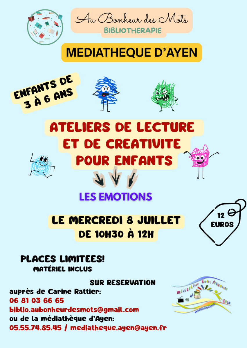 Atelier les émotions - Crédit: ldd