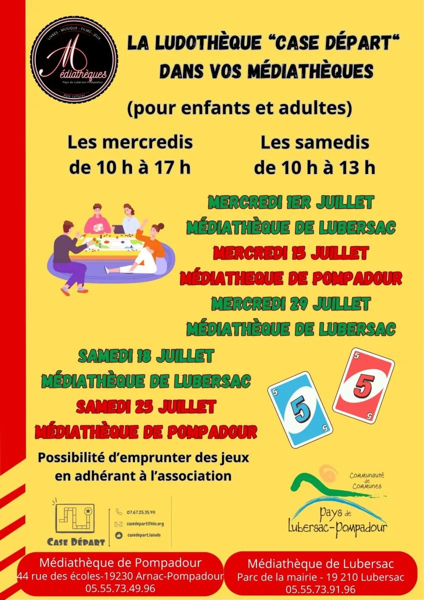 Ludothèque "case dépa ... - Crédit: Médiathèques PLP