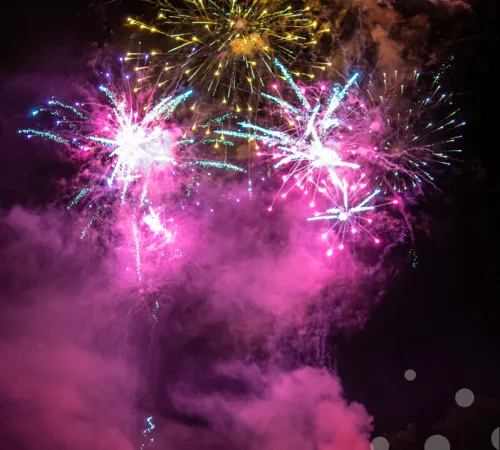 Feu d'artifice à Saint-Martin-la-Méanne
