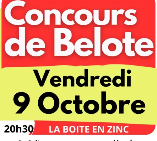 CONCOURS DE BELOTE