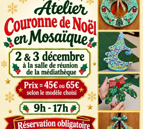 Atelier de Mosaïque de Noël