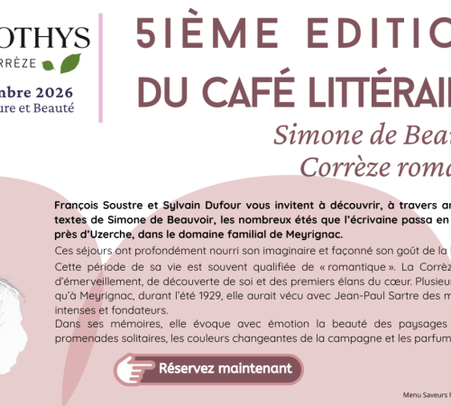 5e édition du Café Littéraire Simone de Beauvoir – Ma Corrèze romantique