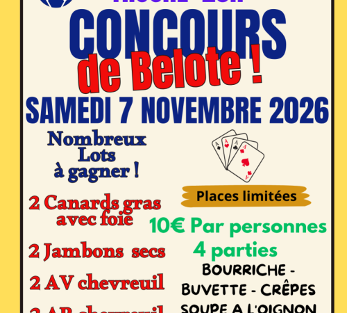CONCOURS BELOTE 07112026