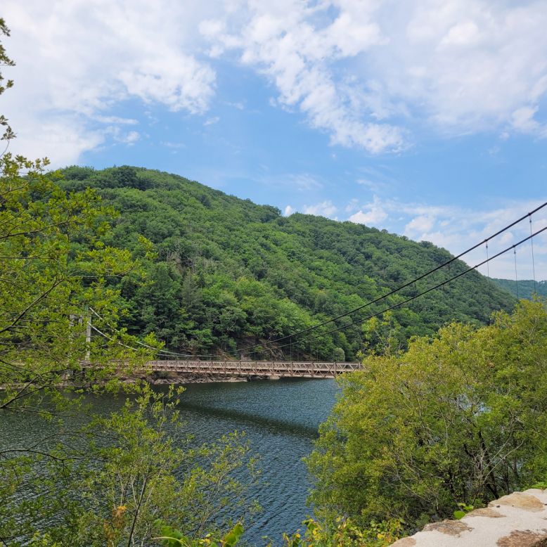 Pont suspendu du Chambon