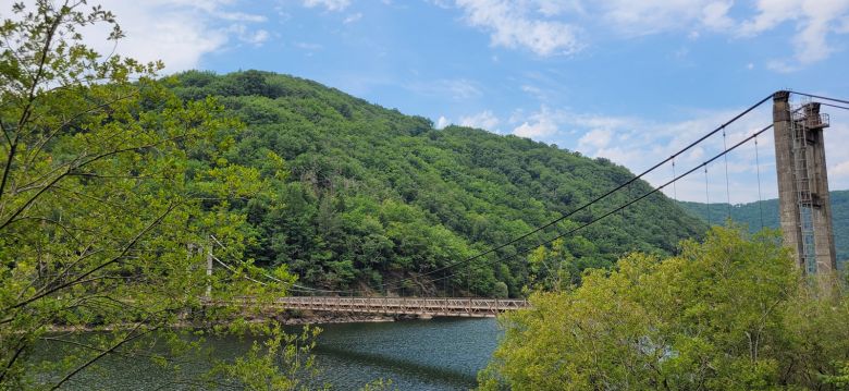 Pont suspendu du Chambon