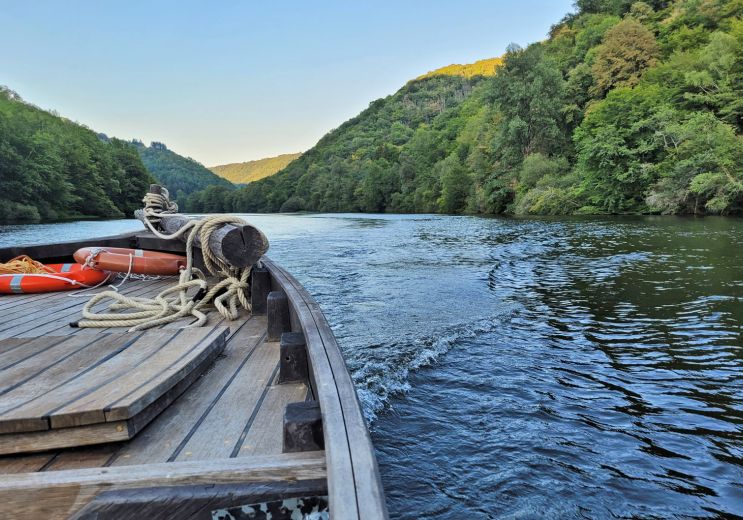 Barge ride in Argentat