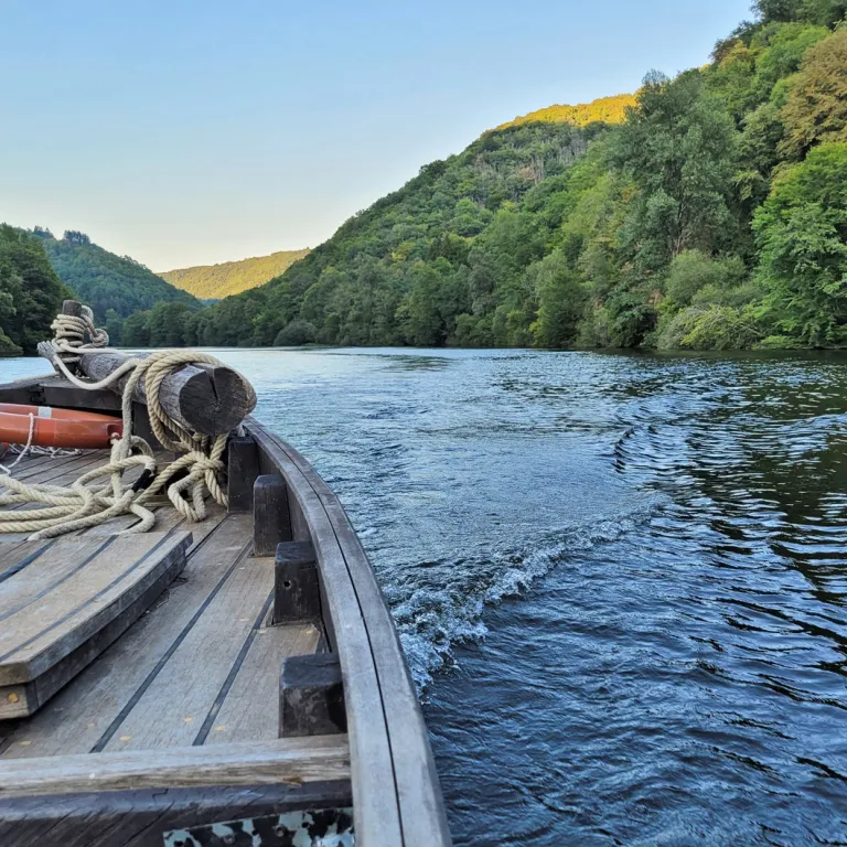 Barge ride in Argentat