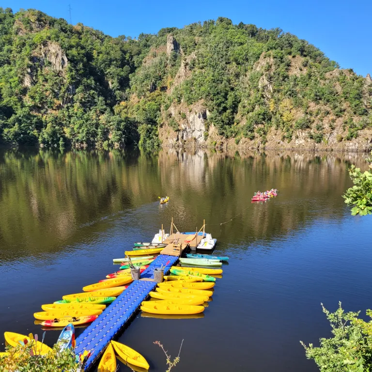 Canoe trip in the Haute-Dorgogne gorges