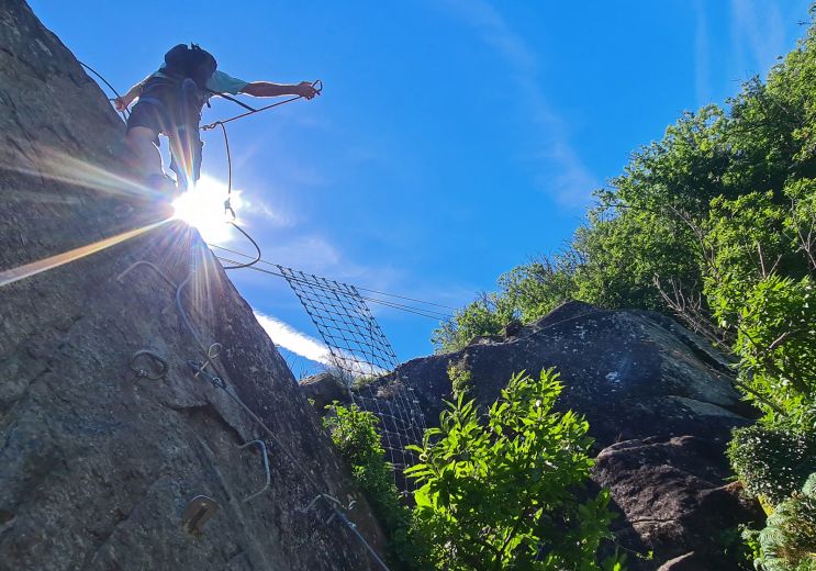 La Via ferrata le Saillant à Allassac
