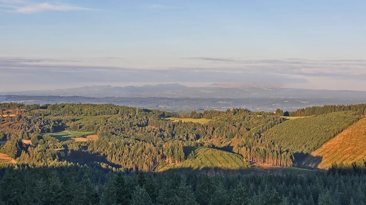 View of the Mont Bessou tower